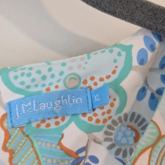 NEW J. McLaughlin Sophia Floral Elephant Print Dress - Picture 4 of 7